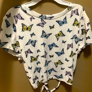 Butterfly Crop top